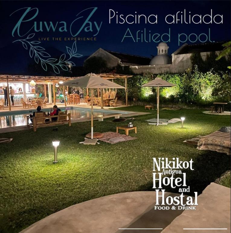 Nikikot Hostel & Hotel Antigua Bagian luar foto